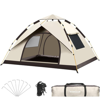 Tente de camping pliante et étanche en plein air