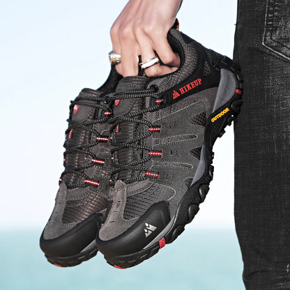 Chaussures de randonnée daim et cuir résistant