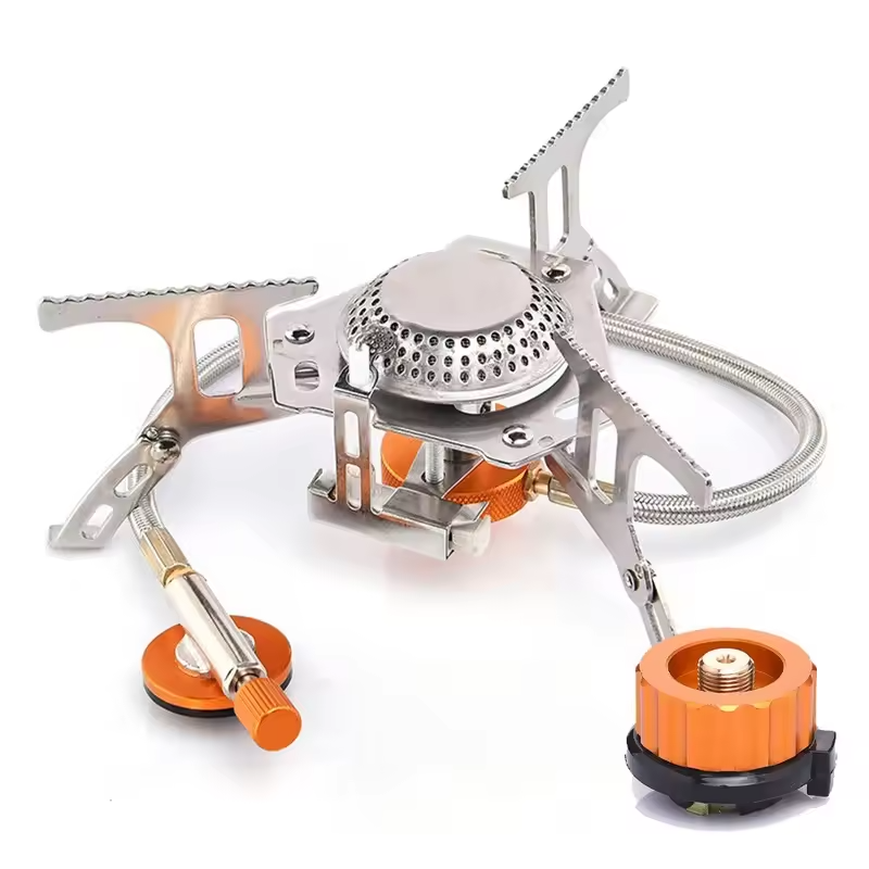 Réchaud à gaz de camping portable et pliable 3500W
