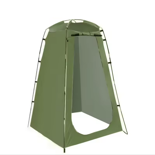 Tente de douche portable et imperméable verte