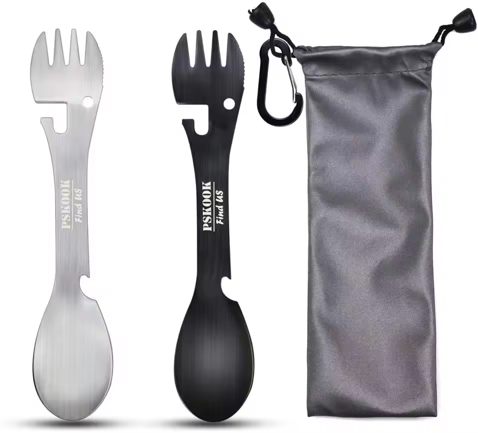 Cuillère-fourchette de survie 5 en 1