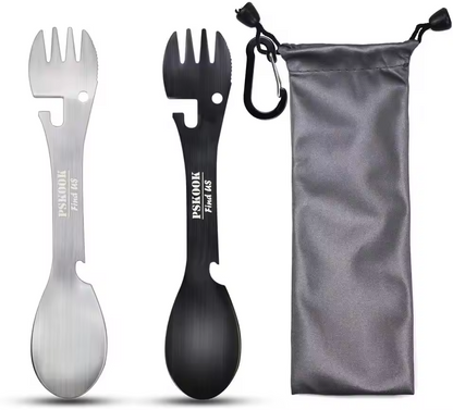 Cuillère-fourchette de survie 5 en 1