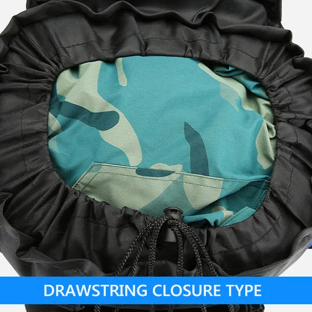 Sac à dos de randonnée étanche 90L avec couverture