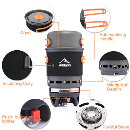 Réchaud de camping système de cuisson portable